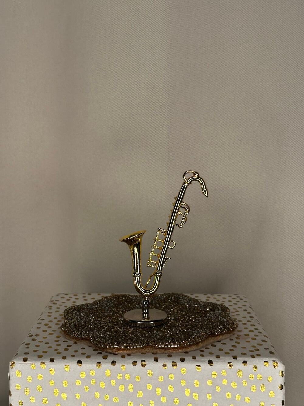 Dollhouse sized saxophone